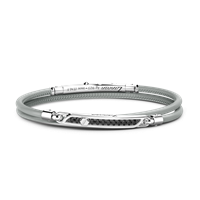 Bracelet Zancan Homme SPRING in Argent Spinello ESB178-GR - ESB178-GR